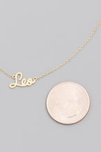 Load image into Gallery viewer, Leo Zodiac Necklace