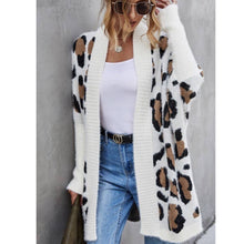 Load image into Gallery viewer, Ivory Leopard Cardigan