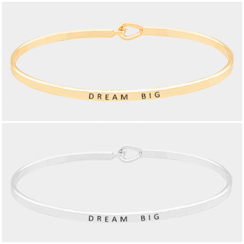 Dream Big Bangle Bracelet