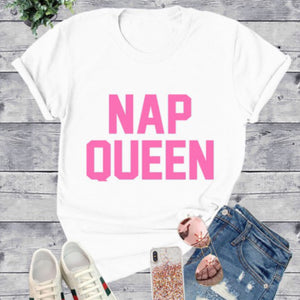 Nap Queen T Shirt (White)