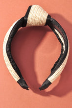 Load image into Gallery viewer, Straw Knotted Headband