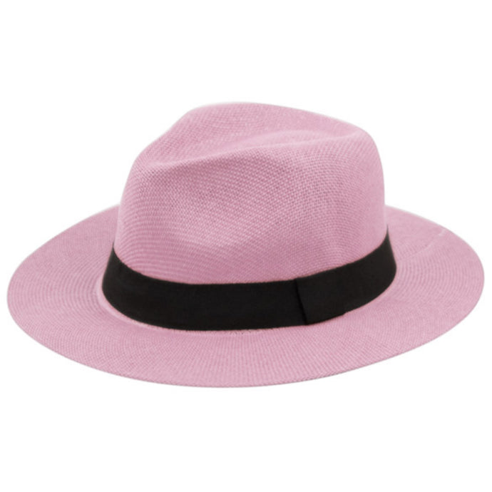 Straw Fedora (Lavender)