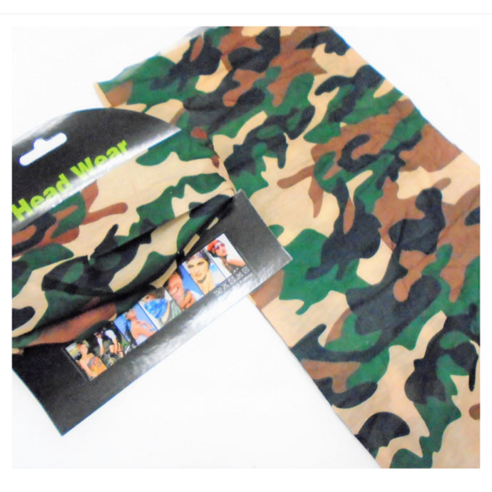 Camouflage Multifunctional Mask/Scarf/Headband