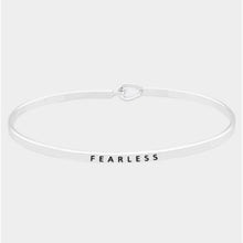 Load image into Gallery viewer, Fearless Bangle Bracelet