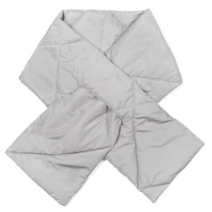 Quilted Pull Through Scarf (Grey)