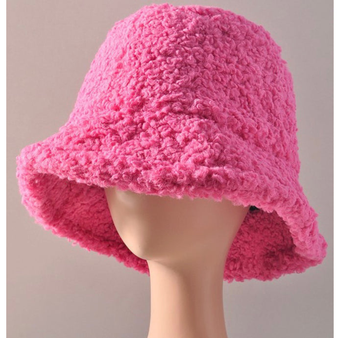 Sherpa Bucket Hat (Pink)